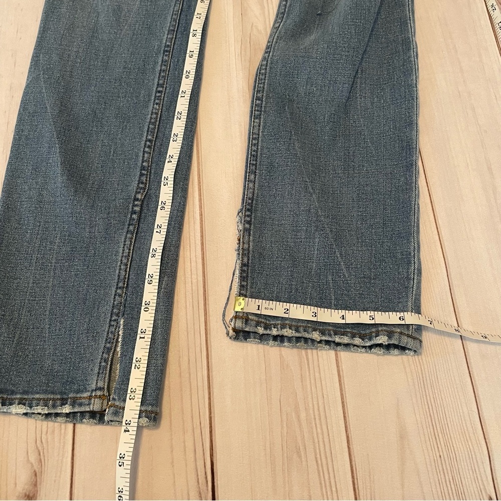 Abercrombie & Fitch 90s Slim Straight Ultra High Rise Jeans Womens 29 | 8 X-Long - Picture 12 of 14
